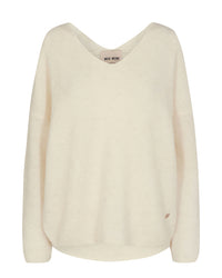 Thora V-neck Knit - Beige