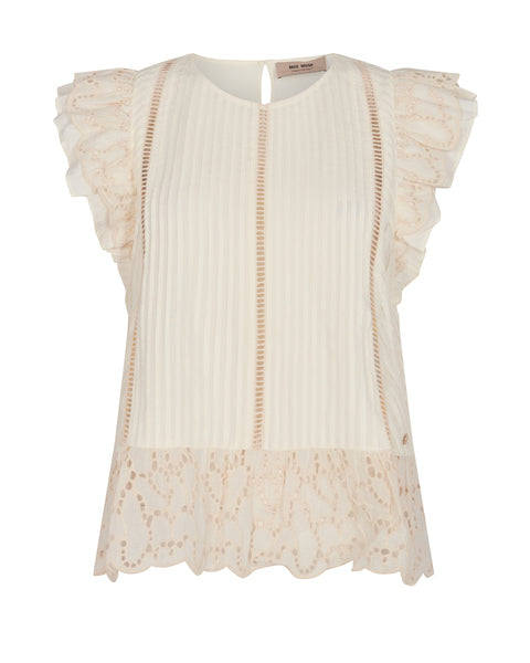 Teela Anglaise Blouse - Wit