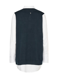 Estel Spliced shirt - Blauw