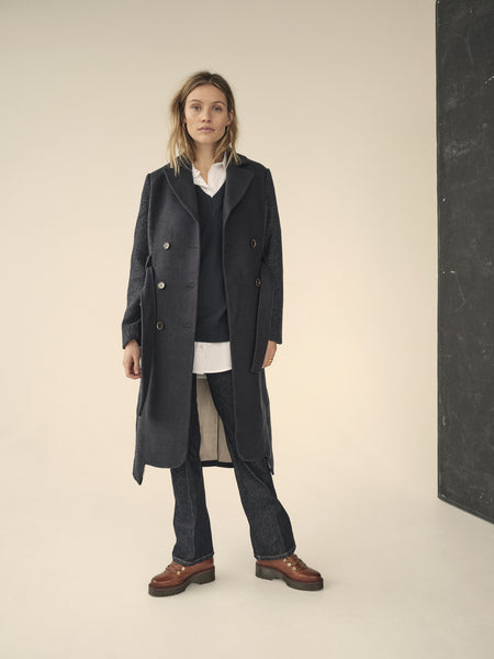 Estel Spliced shirt - Blauw