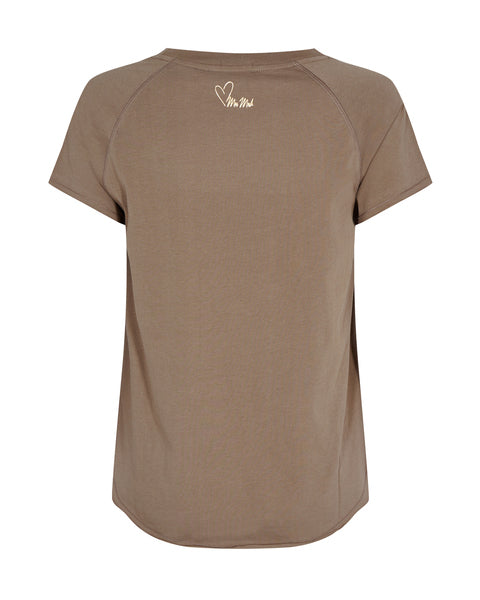 Leni O-SS Glam Tee - Groen