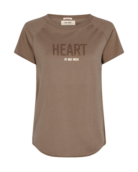 Leni O-SS Glam Tee - Groen