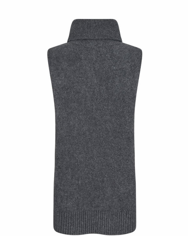 Zahra Rollneck Knit Slipover - Grijs