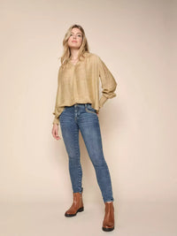 Naomi Glow Jeans - Blauw