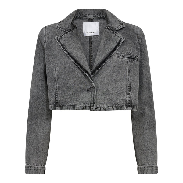 VikaCC Crop Blazer - Grijs