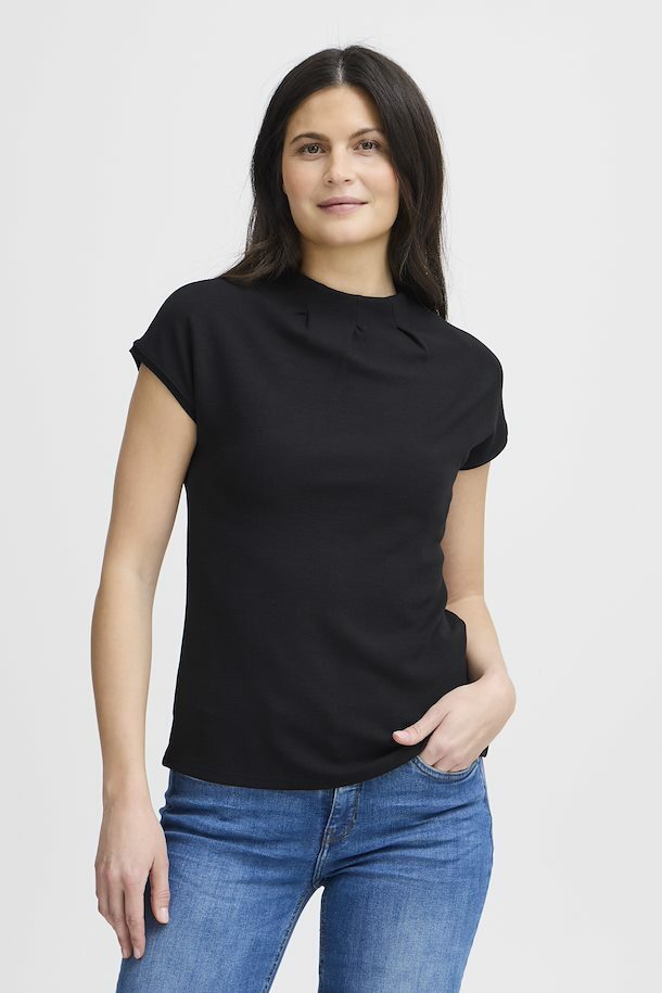 Blouse s/s - Blauw