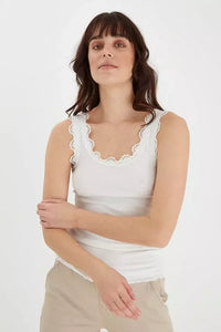 Jersey Top - Wit