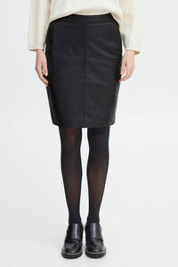 FRNELEATHER Skirt - Bruin