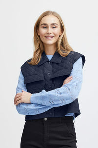 FRNANNA Vest - Blauw