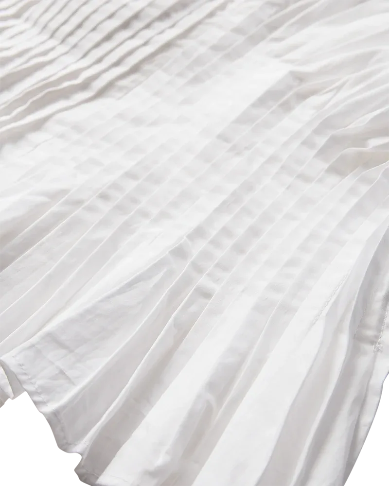 CMPOPLIN-BLOUSE - Wit
