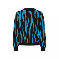 BYMARTINE JACQUARD Pullover - Blauw