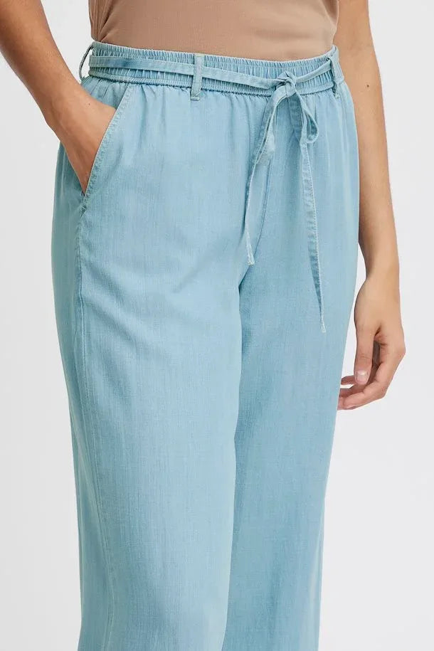 BYLANA Wide pants - Blauw