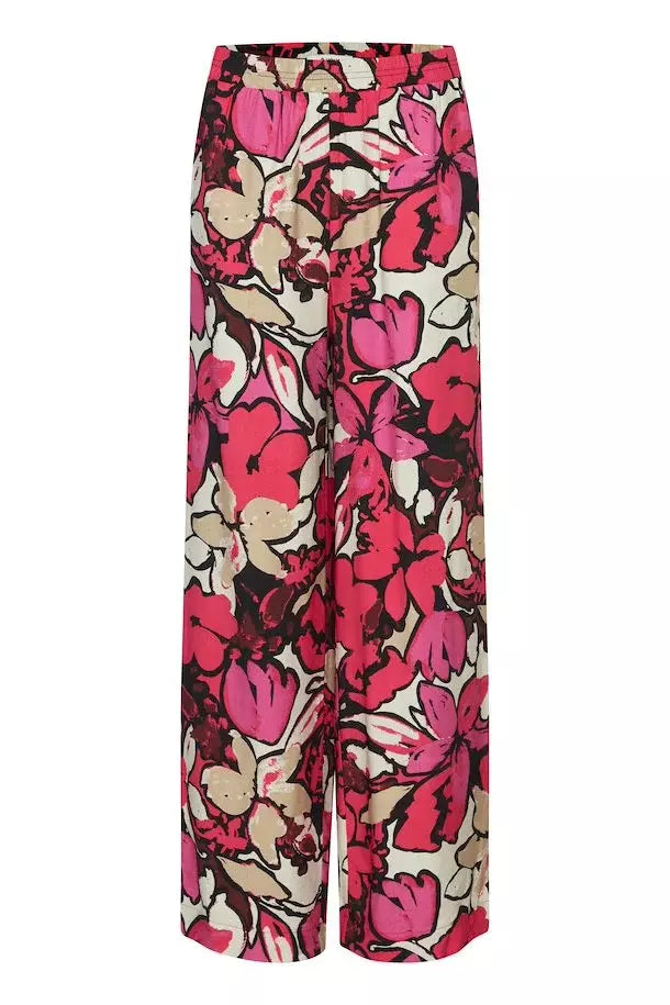 BYJANINA Aop pants - Roze
