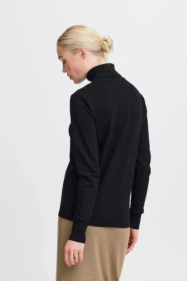 BYMMORLA Rollneck - Zwart