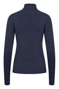 BYMMORLA Rollneck - Blauw
