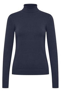 BYMMORLA Rollneck - Blauw