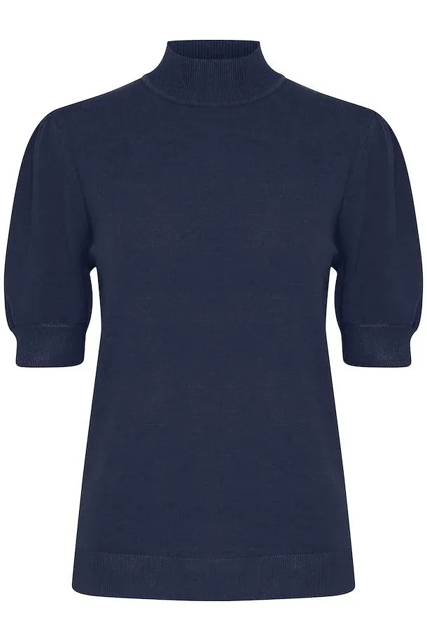 BYMMORLA Puff sleeve - Blauw