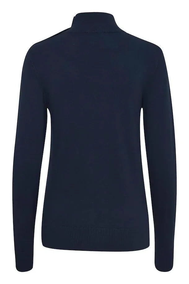BYMMORLA Button jumper - Blauw
