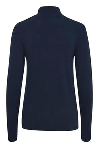 BYMMORLA Button jumper - Blauw
