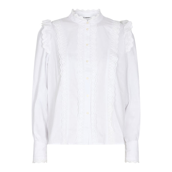 AlvaCC Anglaise Cuff Shirt - Wit