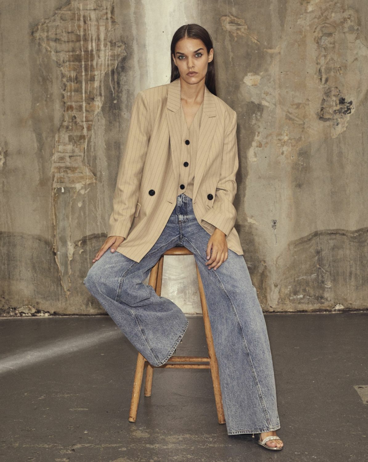 PimaCC Pin Blazer - Beige