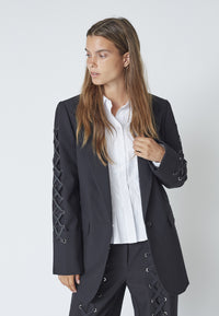 VolaCC Eyelet Blazer - Zwart