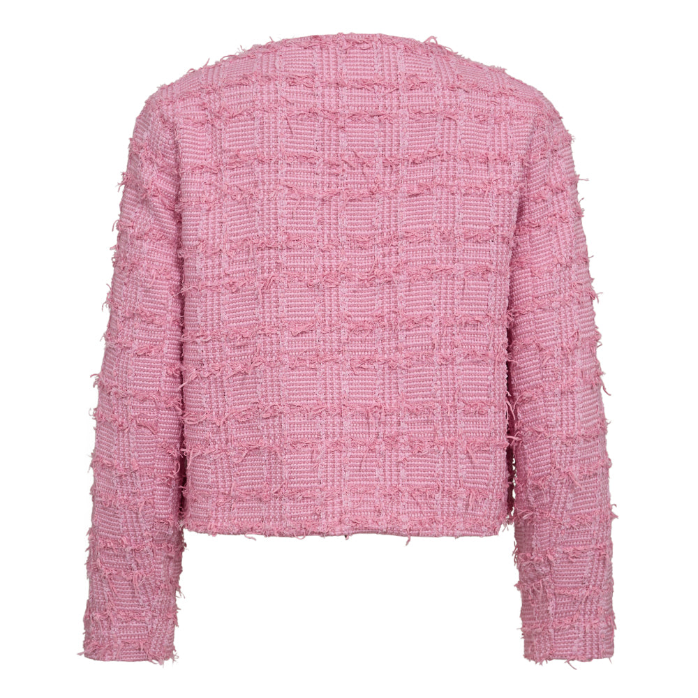 CalaCC Check Boucle Jacket - Zand