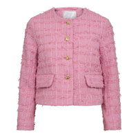 CalaCC Check Boucle Jacket - Zand