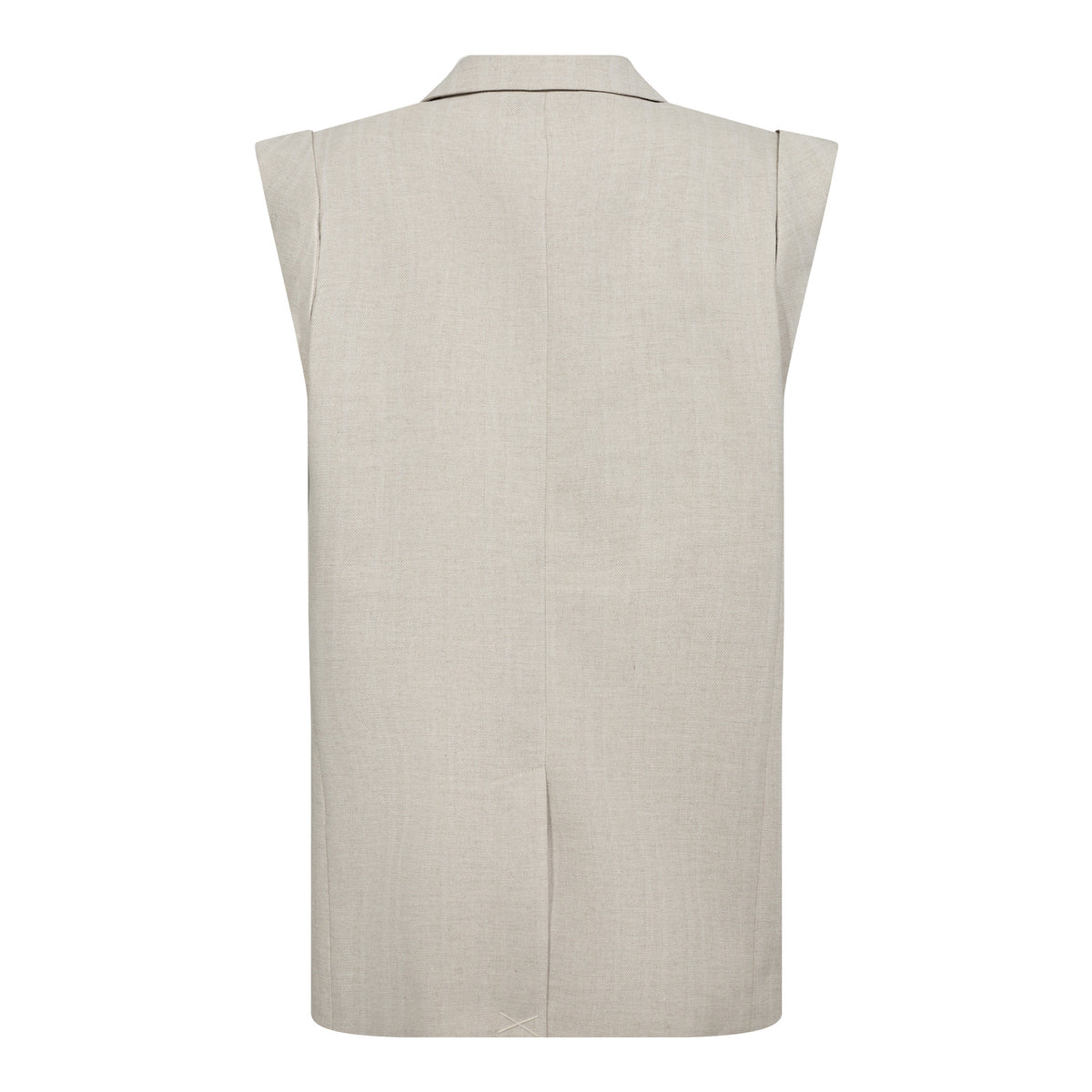 LisaCC Linen Wing Vest - Beige