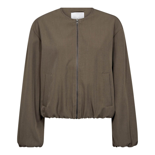 TengaCC Pleat Blouse - Bruin