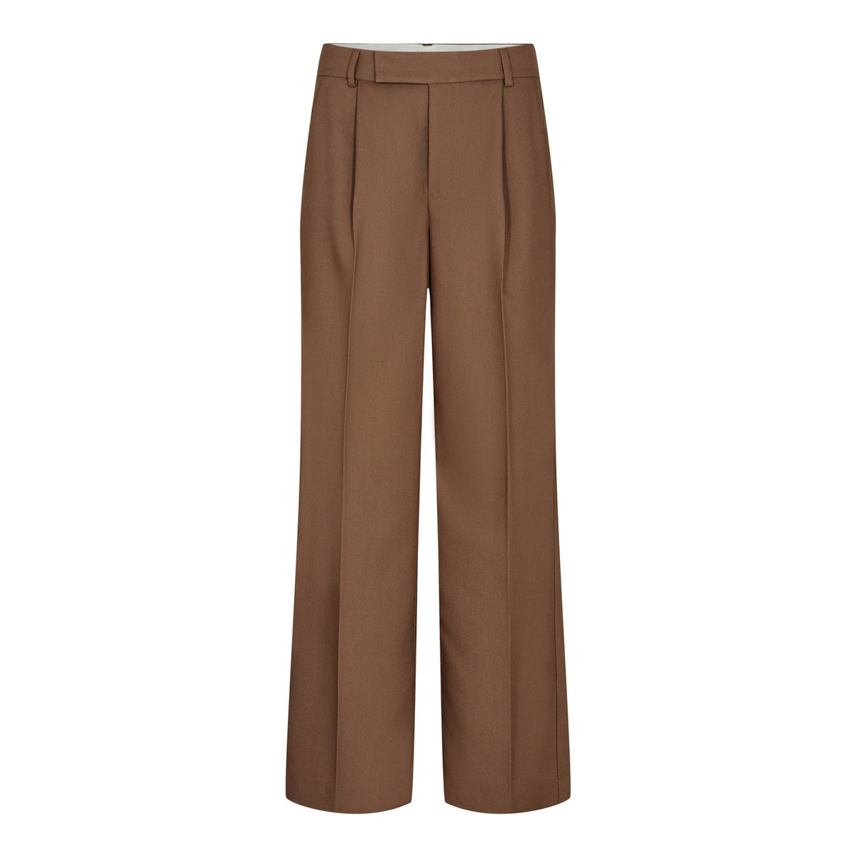 Tara Pleat Pant - Bruin