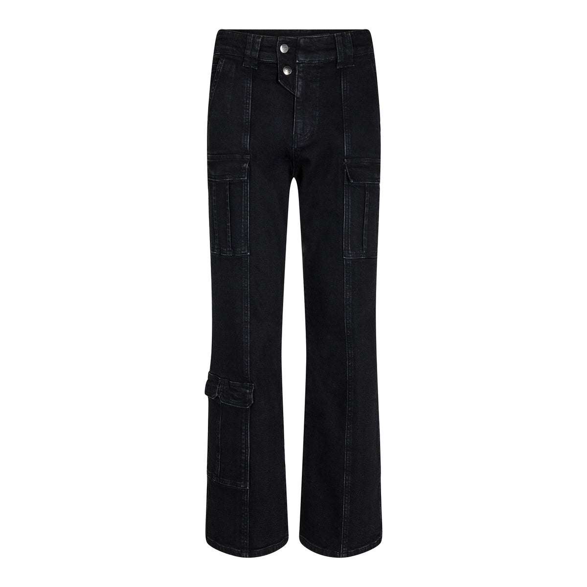 JoleneCC Flare Pocket Jeans - Zwart