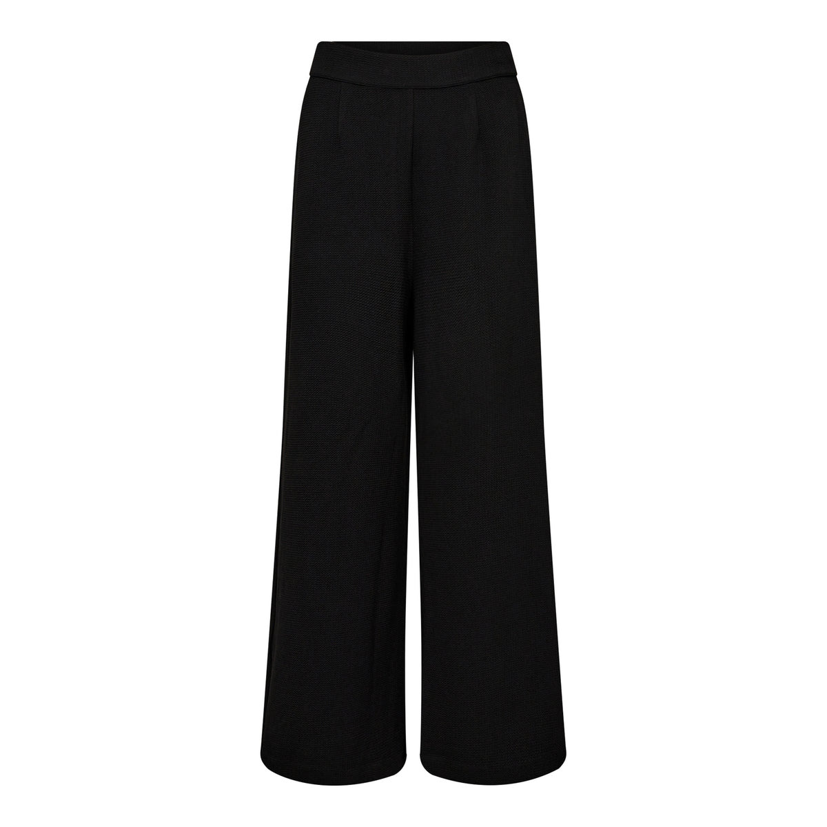 HazelCC Wide Long Pant - Zwart