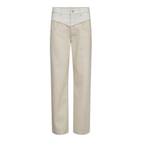 FlashCC Long Block Jeans - Beige