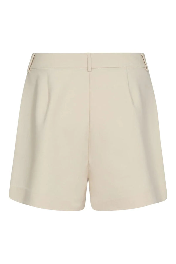 VolaCC Crop Pleat Shorts - Beige