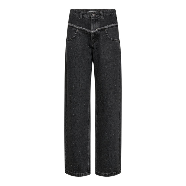 SkylarCC Stone Wide LL Jeans - Zwart