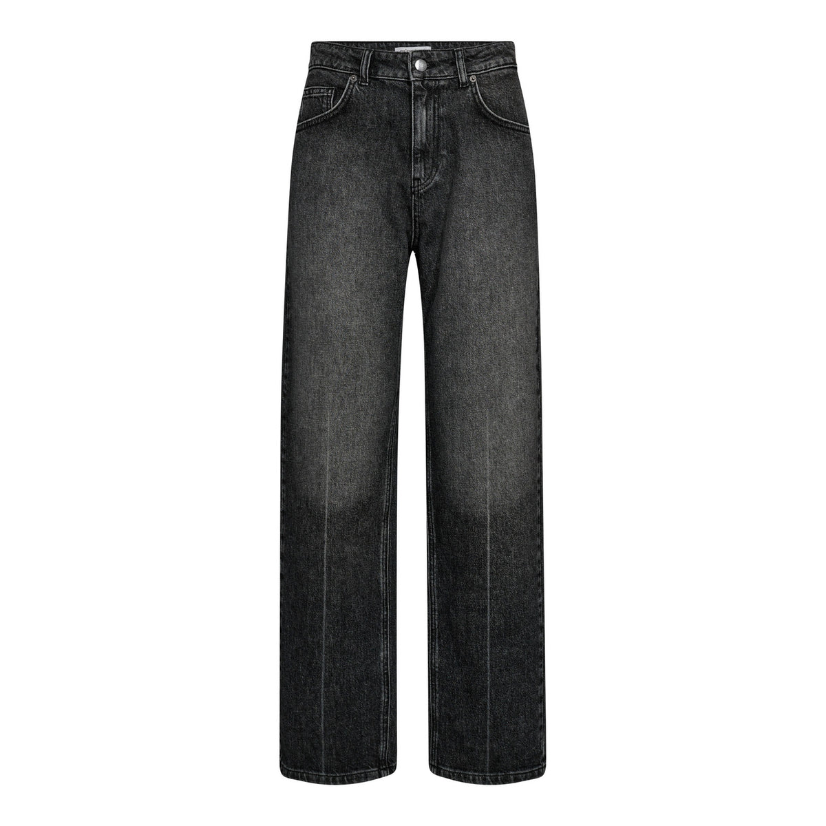FemmeCC Straight Crease Jeans - Beige