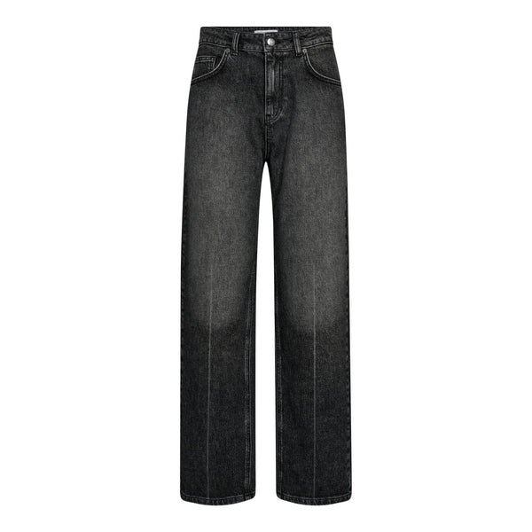 FemmeCC Straight Crease Jeans - Beige