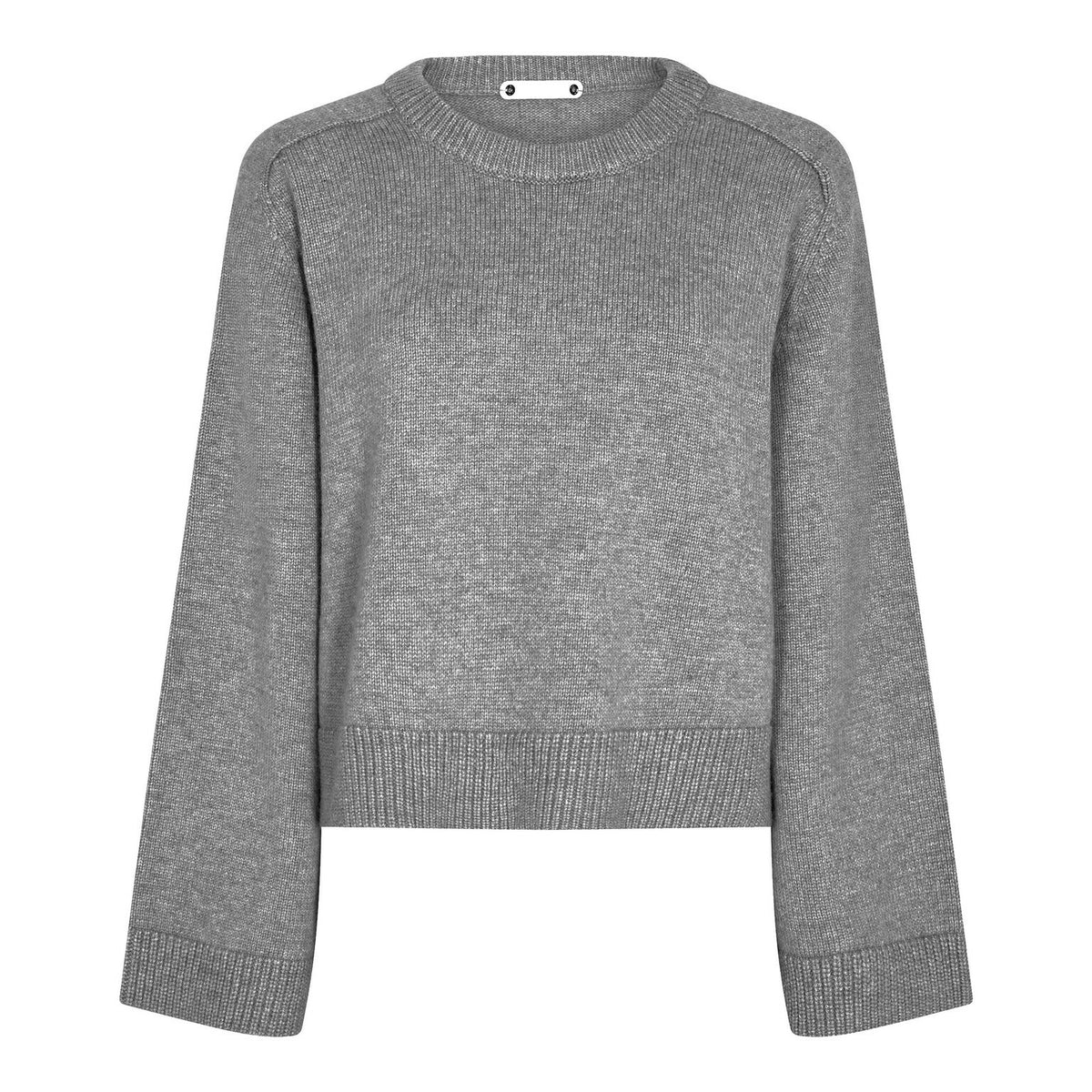 MajaCC Crop O-Knit - Grijs