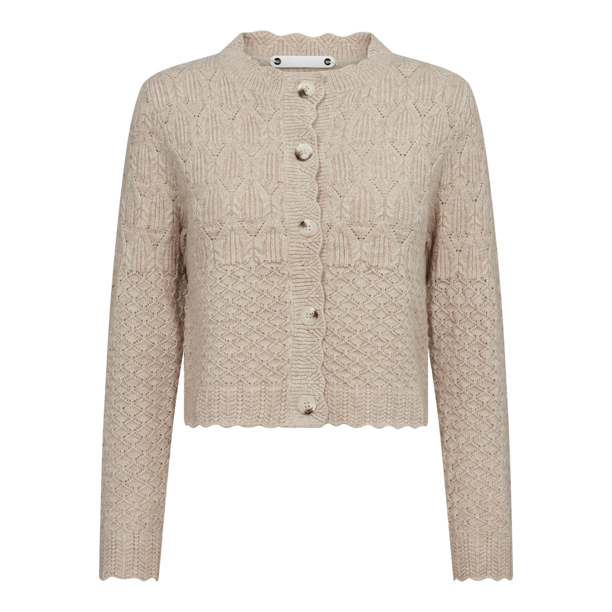 PointelleCC Cardigan - Beige