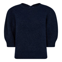 CoralieCC Bow Rib Knit - Blauw