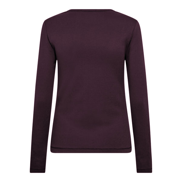 GrannyCC Embroidery LS Tee - Paars