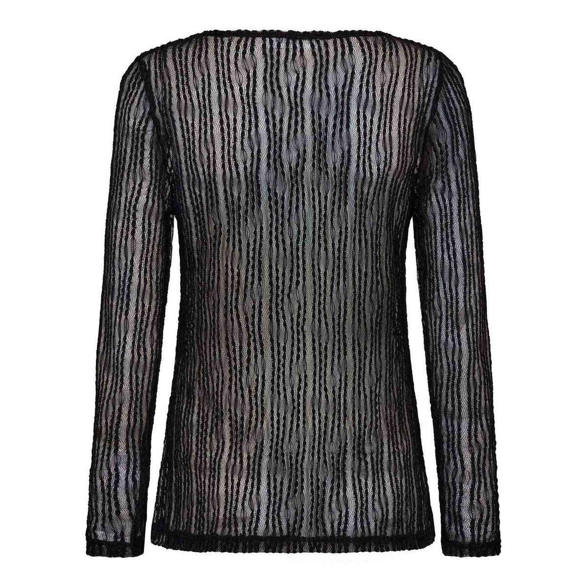 BarbCC O-Neck Blouse - Zwart