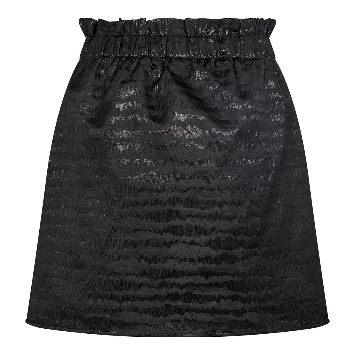 MetallicCC Stripe Skirt - Zwart