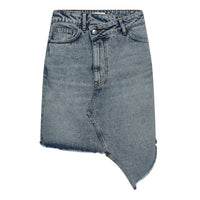 DarinCC Asym Crop Skirt - Blauw