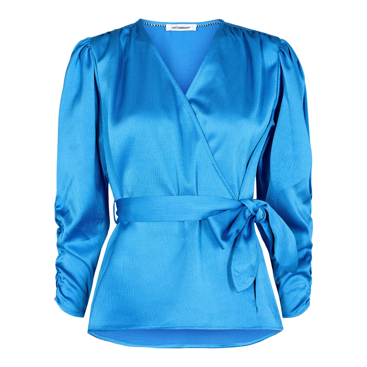 Mira Wrap Blouse - Blauw