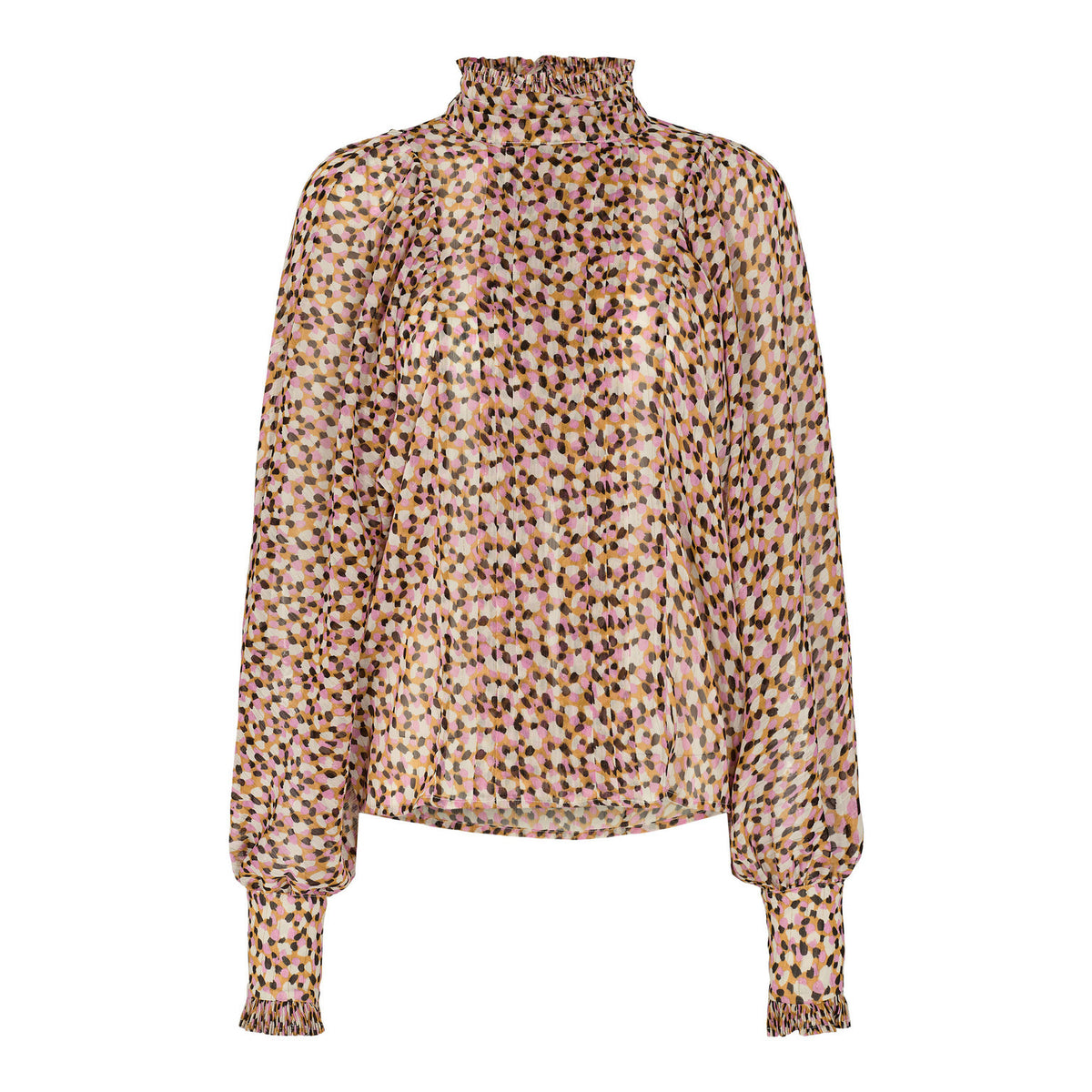 Nadia Pleat Blouse - Paars