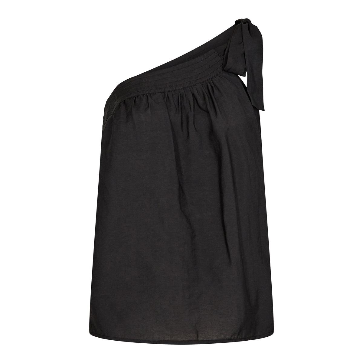 Callum Asym Top - Zwart