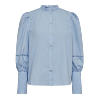 BonnieCC Lace Sleeve Shirt - Blauw