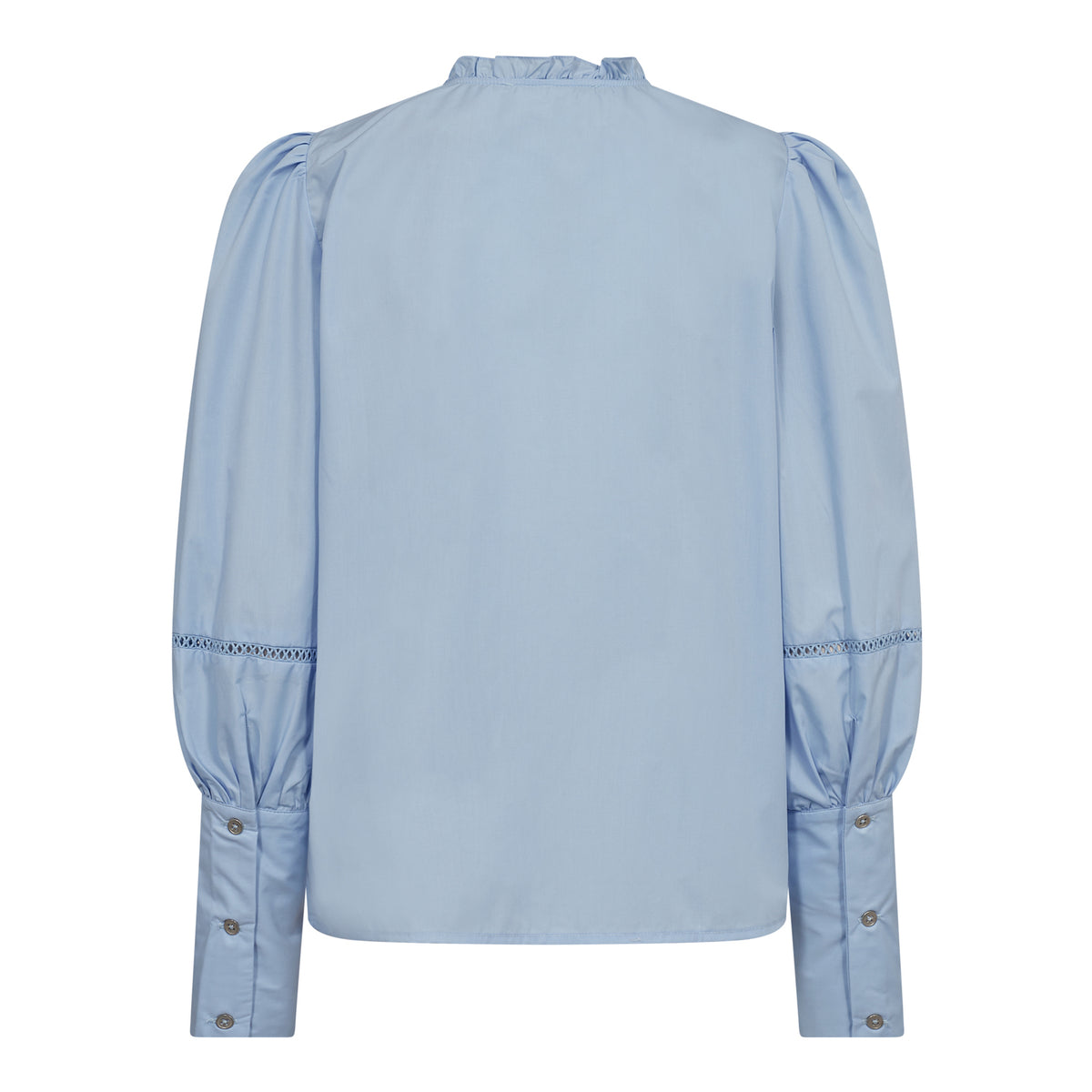 BonnieCC Lace Sleeve Shirt - Blauw